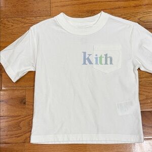 Kith Kids White Tee with Pocket